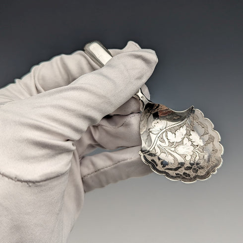 1821 年英國古董純銀茶罐湯匙 Joseph Taylor